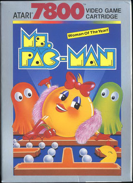 Ms. Pac-Man (Europe) 7800 Game Cover